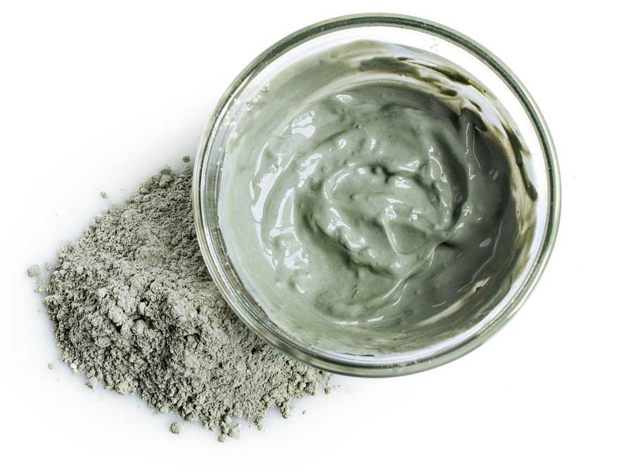 greenish-gray facial cream